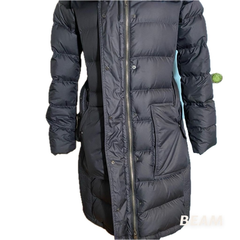 Authentic Burberry Black Down Coat Small - image 6
